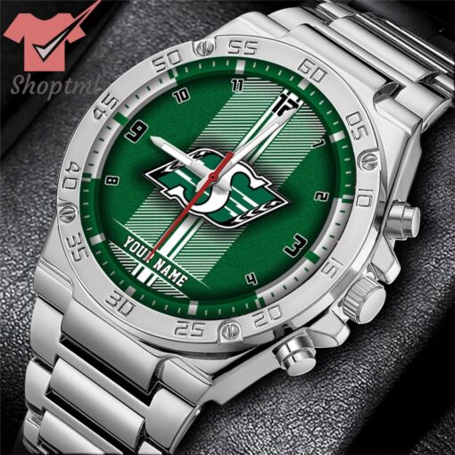 Saskatchewan Roughriders CFL Personalized Stainless Steel Watch