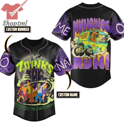 Scooby-Doo Zoinks Custom Name Baseball Jersey