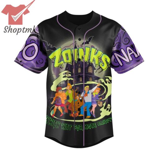 Scooby-Doo Zoinks Custom Name Baseball Jersey