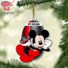 Melbourne Football Club Demons AFL Mickey Mouse Christmas Ornament