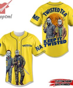 Twisted Tea Keep It Twisted Personalized Baseball Jersey