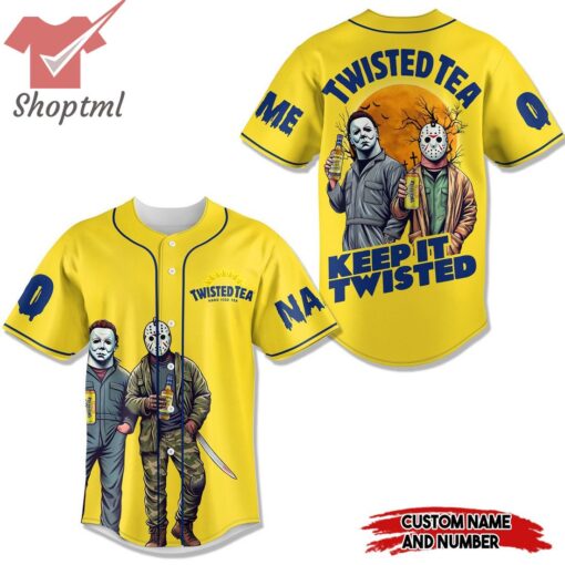 Twisted Tea Keep It Twisted Personalized Baseball Jersey