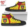 Union Bordeaux Begles Personalized High Top Canvas Shoes