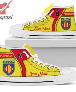 usa perpignan personalized high top canvas shoes 2 W9i5d