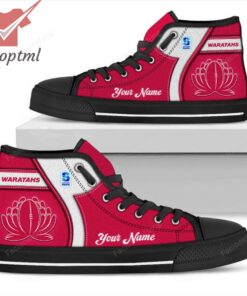 Waratahs Super Rugby Personalized High Top Canvas Shoes