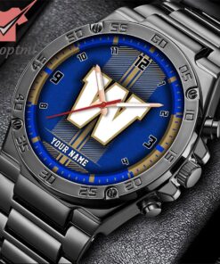 Winnipeg Blue Bombers CFL Personalized Stainless Steel Watch