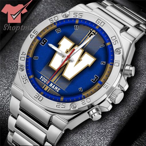 Winnipeg Blue Bombers CFL Personalized Stainless Steel Watch