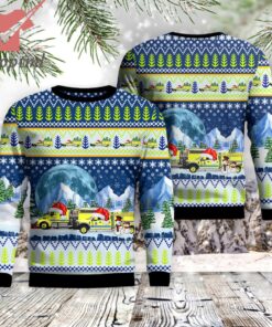 Ahmeek Michigan Ahmeek Village Volunteer Fire & Rescue DepartmentChristmas Ugly Sweater