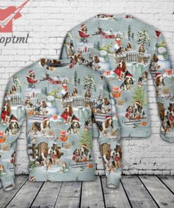 Basset Hound Dog Christmas Ugly Sweater