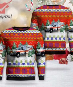 Beaufort South Carolina Beaufort County EMS Christmas Ugly Sweater