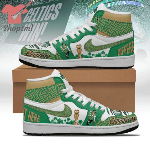 Boston Celtics 2024 NBA Champions Air Jordan High Top Shoes