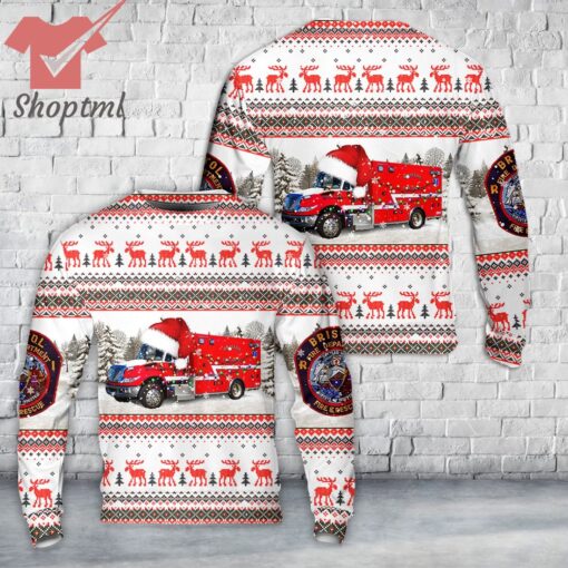 Bristol Fire Department-RI Christmas Ugly Sweater