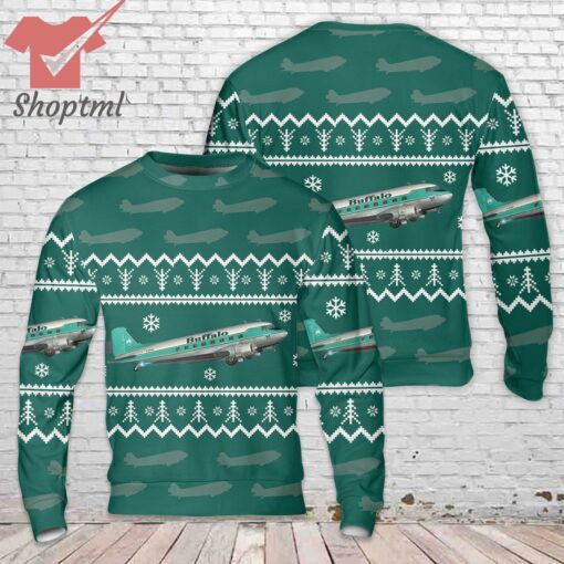 Buffalo Airways Douglas DC-3C Christmas Ugly Sweater