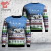 CATERPILLAR 320D3 Excavator Christmas Ugly Sweater