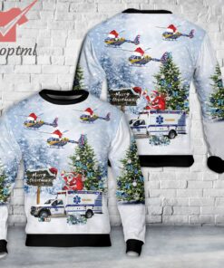 Collier County EMS Naples Florida Christmas Ugly Sweater