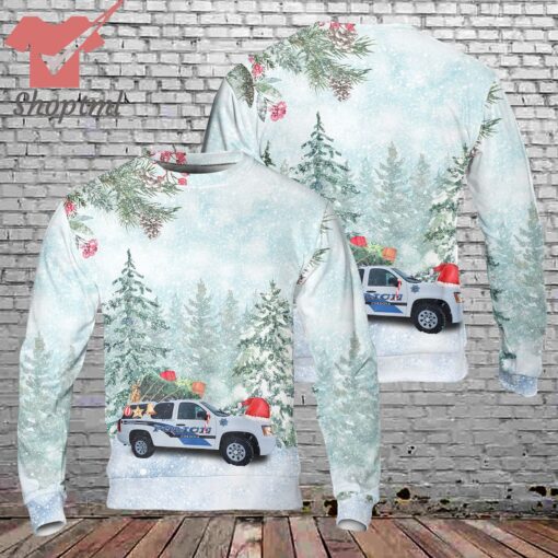 Cordova Police Department Alaska Christmas Ugly Sweater