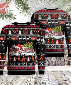 Everson Pennsylvania Everson Volunteer Fire Company Christmas Ugly Sweater