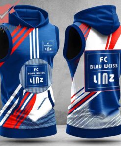 FC Blau-Weiss Linz Sleeveless Hoodie Tank Top