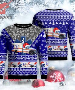 Forest Hills Pennsylvania Woodland Hills EMS Christmas Ugly Sweater