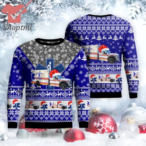 Forest Hills Pennsylvania Woodland Hills EMS Christmas Ugly Sweater