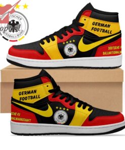 Germany Football Nation Air Jordan High Top Shoes