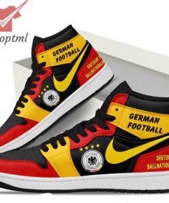 Germany Football Nation Air Jordan High Top Shoes