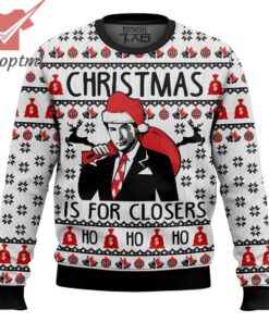 Glengarry Glen Ross Christmas Is For Clossers Ugly Sweater