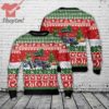 Kansas City Southern’s Holiday Express Christmas Caboose Christmas Ugly Sweater