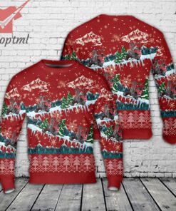 Hiab USA Moffett M8NX Forklift Christmas Ugly Sweater