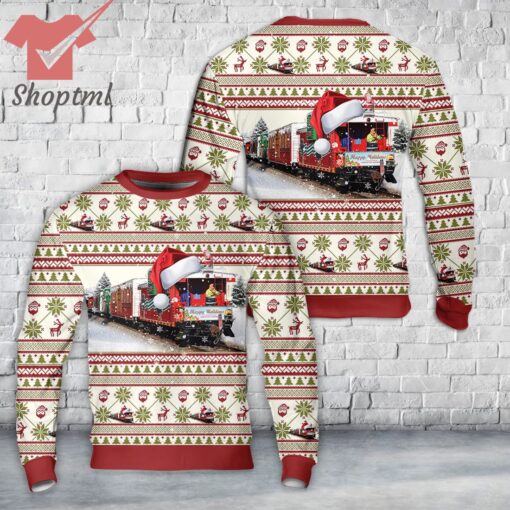 Kansas City Southern’s Holiday Express Christmas Caboose Christmas Ugly Sweater