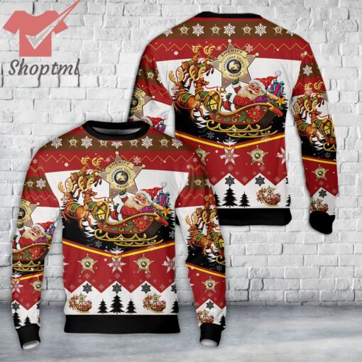 Lafayette Indiana Tippecanoe County Sheriffs Office Christmas Ugly Sweater