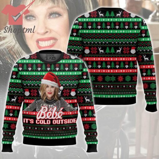 Moira Rose Bebe It Cold Outside Ugly Christmas Sweater