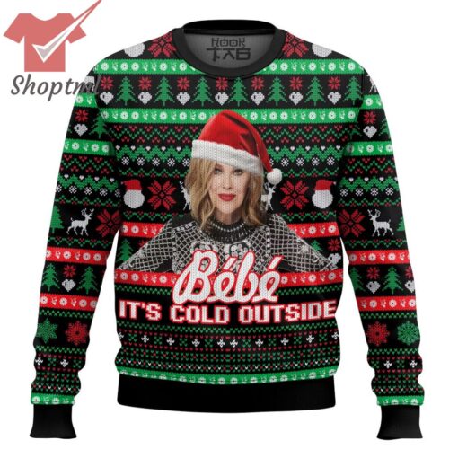 Moira Rose Bebe It Cold Outside Ugly Christmas Sweater