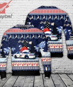 New Jersey State police Trooper Christmas Ugly Sweater