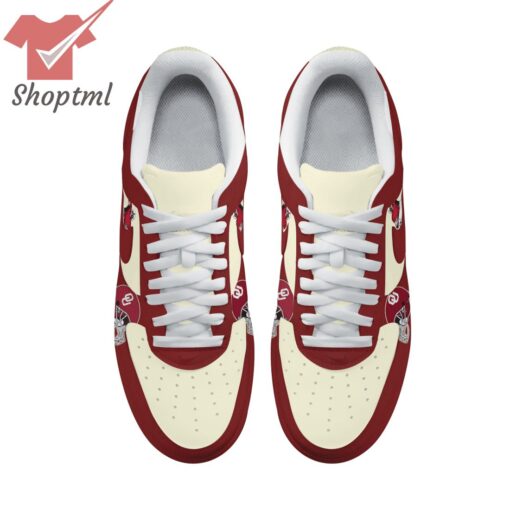 Oklahoma Sooners Nike Air Force 1 Sneaker