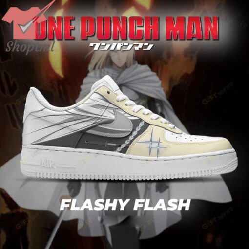 One-Punch Man Flashy Flash Air Force 1 Sneaker