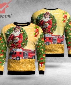 Pemberton British Columbia Britannia Beach Volunteer Fire Department Christmas Ugly Sweater