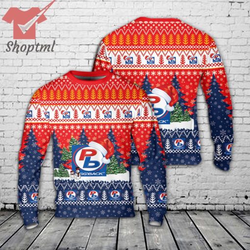 Piggy Back Christmas Ugly Sweater