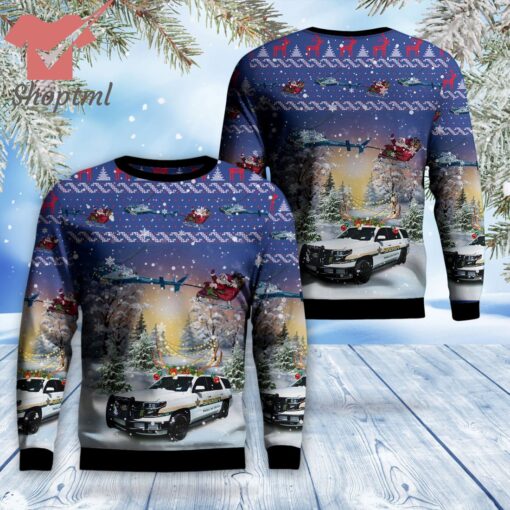 Pinellas County Florida Pinellas County Office Chevy Tahoe And Helicopter Christmas Ugly Sweater