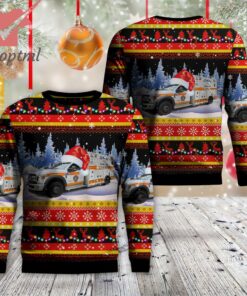 Pittsburgh Pennsylvania Pittsburgh EMS Christmas Ugly Sweater