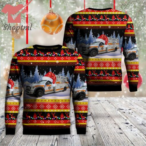 Pittsburgh Pennsylvania Pittsburgh EMS Christmas Ugly Sweater