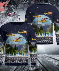 RCAF 103 Search and Rescue Squadron EHI CH-149 Cormorant Christmas Ugly Sweater