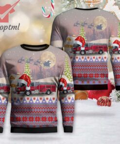 St. Robert Missouri St. Robert Fire & Rescue Christmas Ugly Sweater