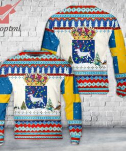 Swedish Army Orrbottens Regemente I 19 Christmas Ugly Sweater