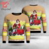 US Marine Corps High Mobility Artillery Rocket System M142 HIMARS Christmas Ugly Sweater