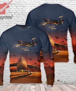 US Air Force Lockheed C-5M Super Galaxy Halloween Christmas Ugly Sweater