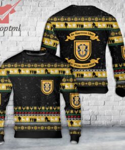 US Army 1st Special Forces Group Christmas Ugly Sweater