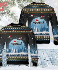 US Army Boeing AH-64 Apache Christmas Ugly Sweater