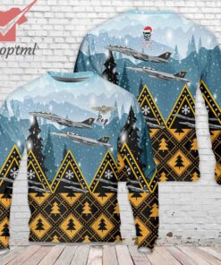 US Navy Grumman F-14 Tomcat Christmas Ugly Sweater