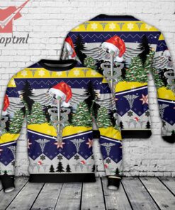 US Navy Hospital Corpsman Christmas Ugly Sweater